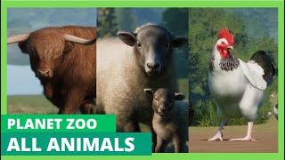 Planet Zoo 1.17 ALL 187 ANIMALS SHOWCASE