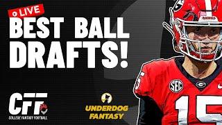 CFF All-Access Underdog CFB Best Ball Mania Draft