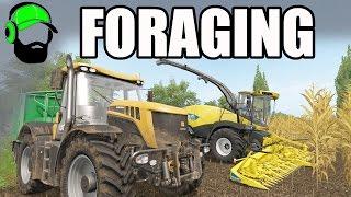 Farming Simulator 17 Courseplay Tutorial - How to unload forage harvester  with courseplay