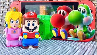 Lego Mario  Saves Red and Green Yoshi on Nintendo Switch #legomario