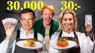 Amatör får 30.000 proffs 30 – vem gör godast lunch?