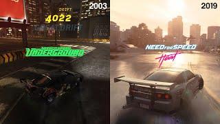 Evolution of Drifting in Need for Speed 2003-2021  From NFS Underground to NFS Heat