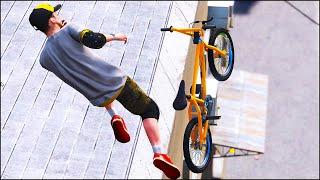 GTA 5 BMX Stunt Fails Episode 02 Euphoria Physics Showcase