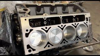 putting the Ls is in the s10 red truck pt.13 How to build an ls engine from start to finish pt.6