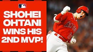 Shohei Ohtanis AMAZING year earns him his SECOND MVP  2023 AL MVP Highlights