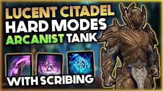 Lucent Citadel Hard Modes - Arcanist Tank with Scribing skills  Elder Scrolls Online - Gold Road