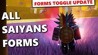 All Saiyans Forms Form Toggle Update  DBZ Final Stand