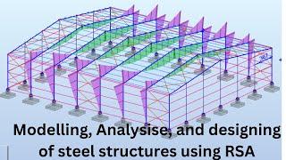 ModellingAnalyzing and Designing of Steel structures by Eurocode in Robot structural analysis part2