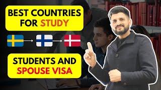 Study Visa with Spouse  Spouse Visa Options Abroad  Best Countries for Study  Crown Immigration