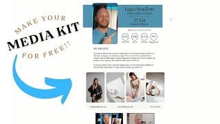 Get your Media Kit started in 6 minutes.  Canva Tutorial