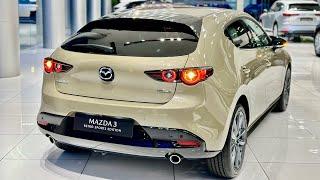 2024 Mazda 3 Skyactiv G - 2.0L Luxury Hatchback  Zircon Sand Exterior and Interior