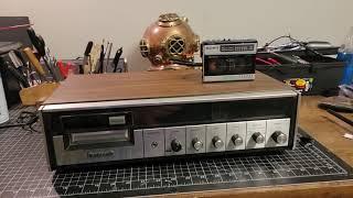 Vintage Panasonic RE-8146 8-Track Receiver Function Demonstration - 21 Jan 2024