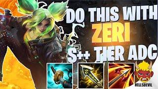 WILD RIFT  Zeri Is S++ Tier If You Do THIS  Challenger Zeri Gameplay  Guide & Build