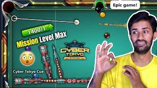 LIVE 8 Ball Pool - Lets Get 1400 Pieces of Cyber Tokyo Cue Level Max - Gaming With K