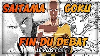 SAITAMA PEUT IL BATTRE SON GOKU fin du débat