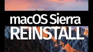 macOS Sierra Erase and Reinstall macOS
