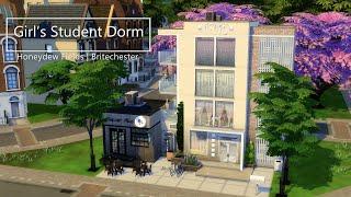 Girls Student Dorm  The Sims 4  Stop Motion Build  No CC