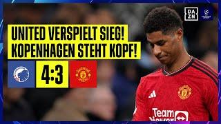 Horror-Nacht Niederlage nach 20-Führung Kopenhagen - Man United  UEFA Champions League  DAZN