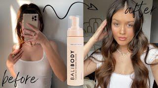 bali body clear self tanning water review  bali body before and after