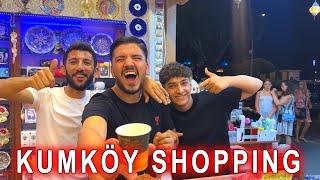 Shopping am Abend in Kumköy. Antalya Side Türkei August 2024 #side #türkei #sideturkey