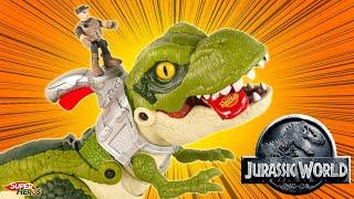 Jurassic World T-Rex Méga Machoire Imaginext Dinosaure Tyrannosaure Unboxing Test Noel 2020