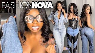 FASHION NOVA JEAN HAUL 2022   Kyraoriana