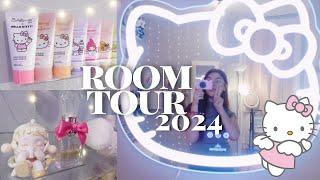 small room tour 2024  pink girly & lots of Sanrio