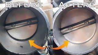 Dont Clean throttle body before watching thisCleaning cable controlled or Electrical Throttle body