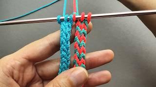 Как вязать I-cord? Магия Цвета Helix Одноцветное и Двухцветное Вязание