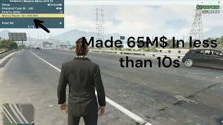 Make 65 million dollars in less than 10sec - KIDDIONS MODE MENU