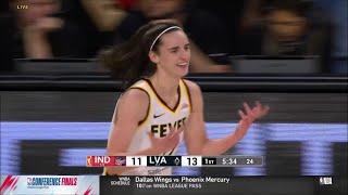 Caitlin Clark Highlights In Indiana Fevers Loss vs Las Vegas Aces