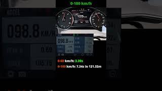 Audi A6 40 TDI 0-100 14 mile acceleration  quattro  2022 model  GPS results #Shorts