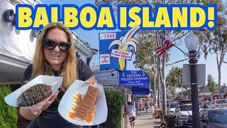 How We Spent our Day Exploring Balboa Island in Newport Beach Historic Frozen Treats Lunch & More