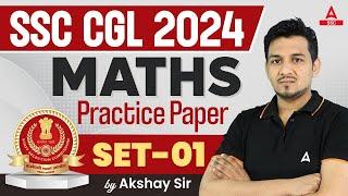 SSC CGL 2024  SSC CGL Maths Classes By Akshay Sir  SSC CGL Math Practice Paper Set 1