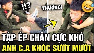 THƯƠNG đồng chí CÔNG AN trẻ tuổi KHÓC SƯỚT MƯỚT với bài tập “ÉP CHÂN” huyền thoại  TÁM TV