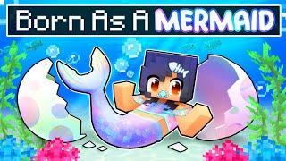 Born as a BABY MERMAID In Minecraft