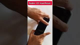 Redmi 12C Hard Reset  Redmi 12C Pattern Lock Forget