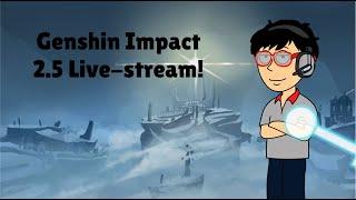 Playing Genshin Impact 2.6 live-stream Part 1 Testing Ayato and Pulling Venti