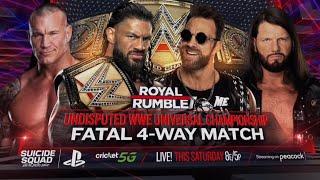 FULL MATCH — Roman Reigns vs. Randy Orton vs. AJ Styles vs. LA Knight - Royal Rumble 2024 Highlights