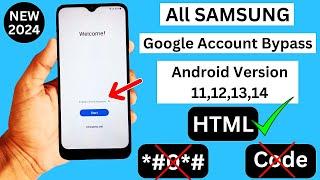 WITHOUT PC- All Samsung A10A20A30A12A03A23A50 FRP Bypass Android 1213 Remove Google Account