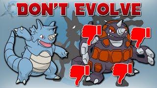 Pokémon that get WORSE when they Evolve