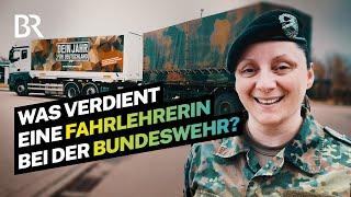 Fahrlehrer für LKW und Panzer Das Gehalt als Soldatin bei der Bundeswehr I Lohnt sich das? I BR