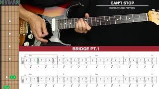 Cant Stop Guitar Cover Red Hot Chili Peppers Tabs + Chords