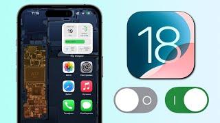 27 настроек iOS 18 которые НУЖНО изменить немедленно Настройки iOS 18 которые нужно изменить