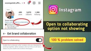 Instagram Collaboration Option not Showing Problem