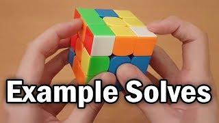 3x3 Rubiks Cube WalkthroughExample Solves