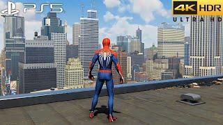 Marvels Spider-Man Remastered PS5 4K 60FPS HDR + Ray Tracing Gameplay - ALL DLCS