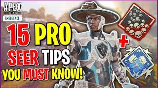 15 PRO SEER TIPS From An APEX PREDATOR - Apex Legends Season 10 Seer Guide