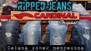 Ripped Jeans CardinalCelana sobek trend Masa kini