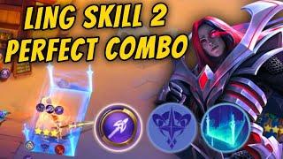 279 POWER USING LING SKILL 2  MYTHIC GLORY NEW META COMBO  MAGIC CHESS MOBILE LEGENDS
